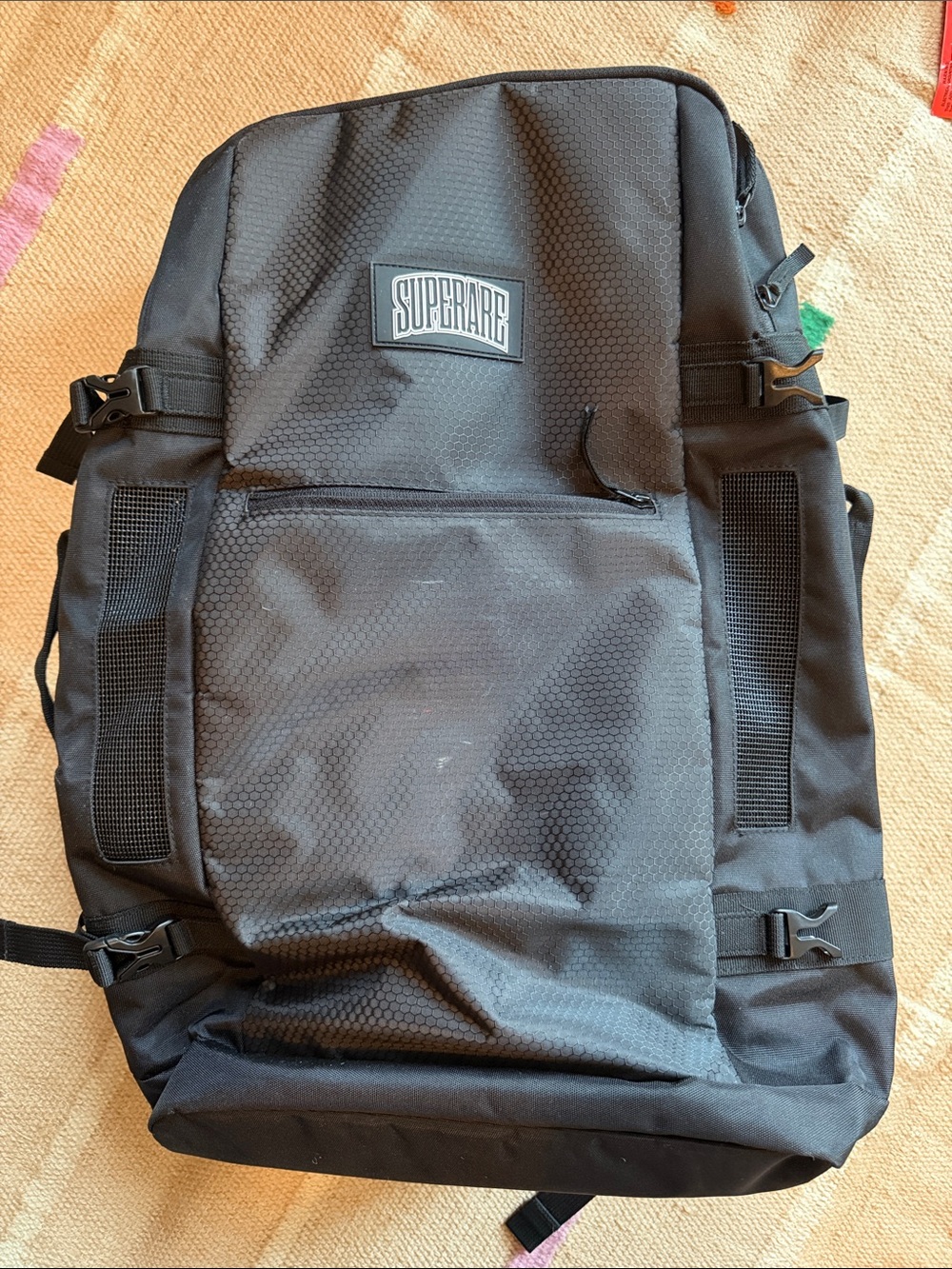 Black Superare Diario Boxing Sports Backpack